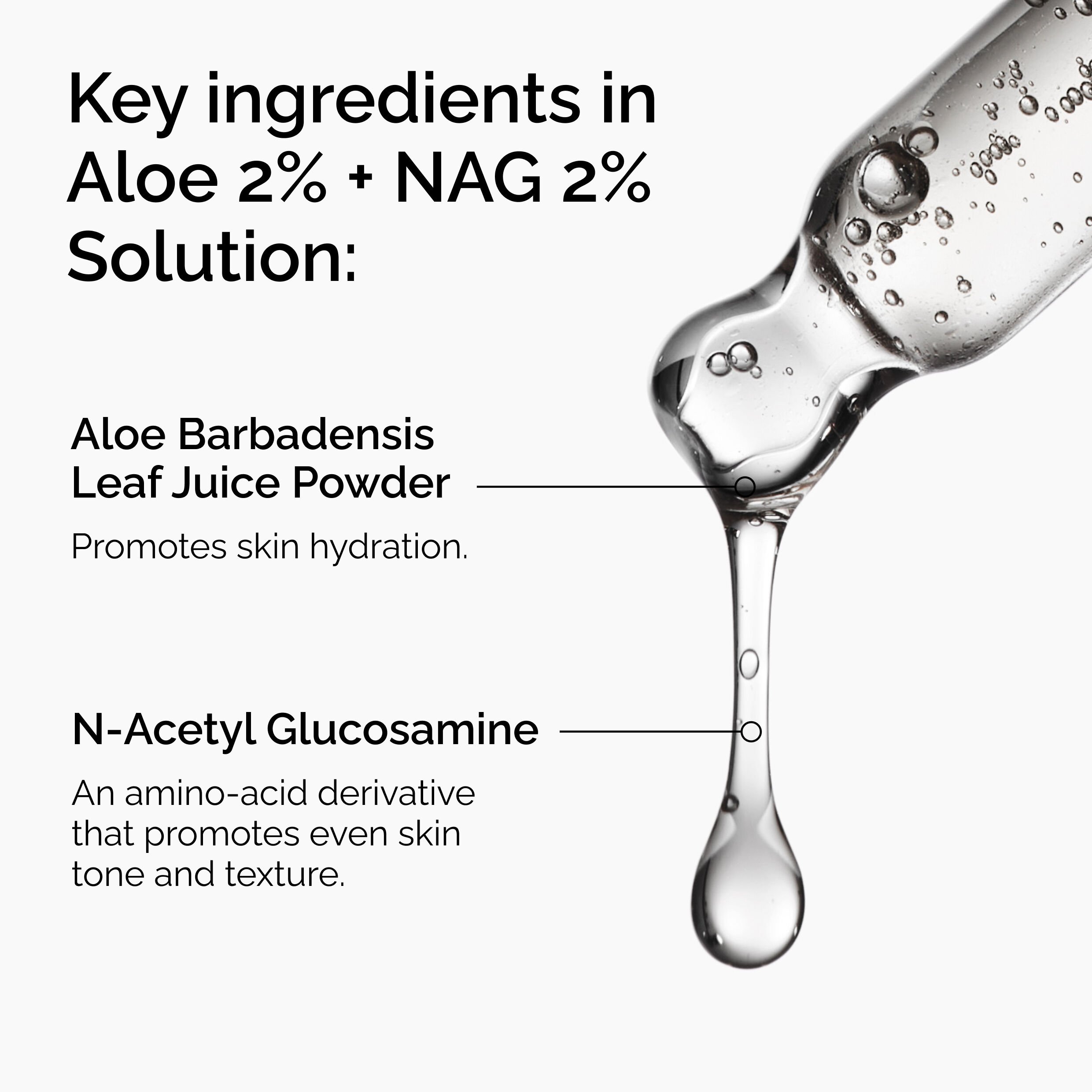 Post-Acne Marks Reduction with Aloe 2% + NAG 2% Solution 30ml - Image 3