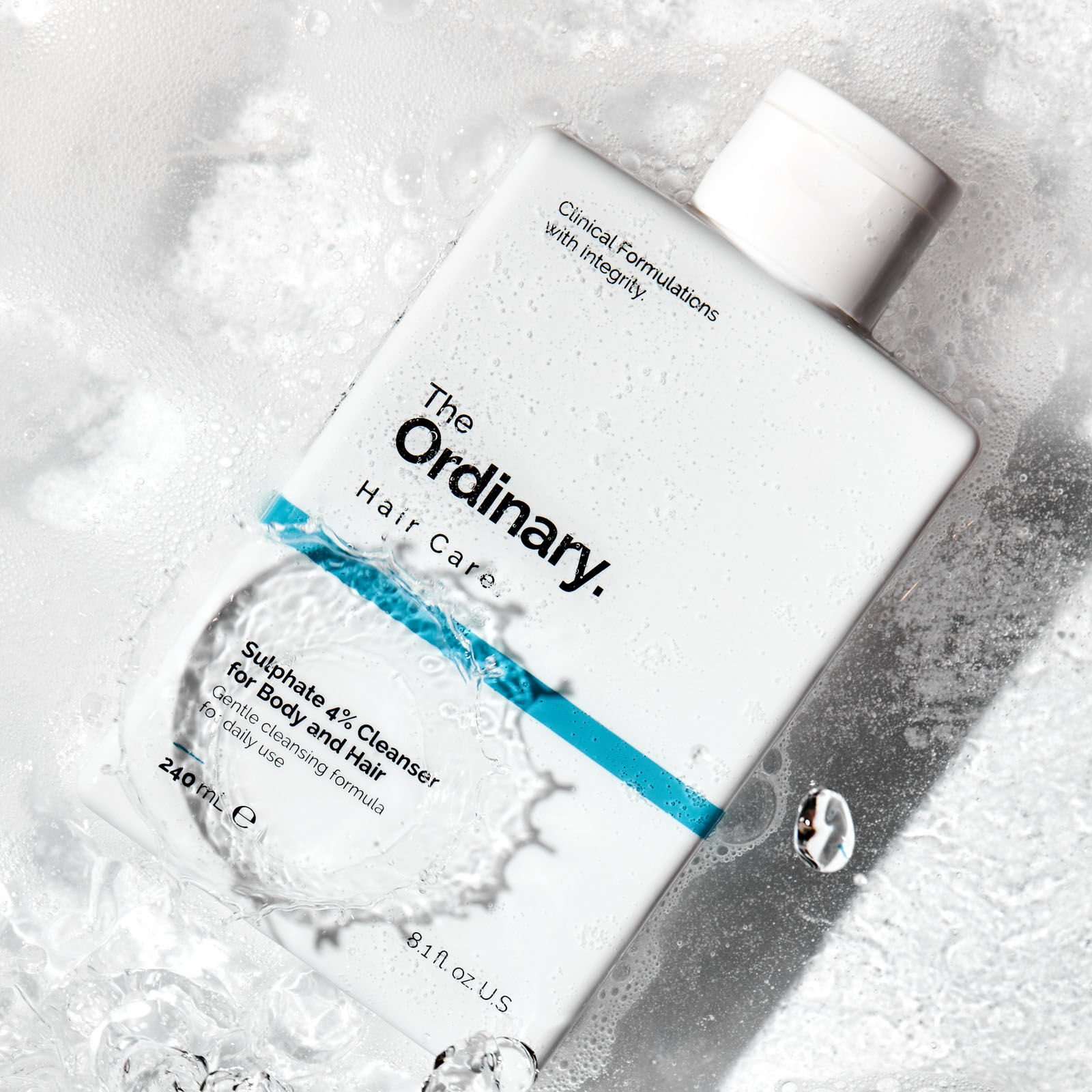 Sulphate 4% Fragrance-Free Cleanser for Body and Hair eu240ml - Image 3