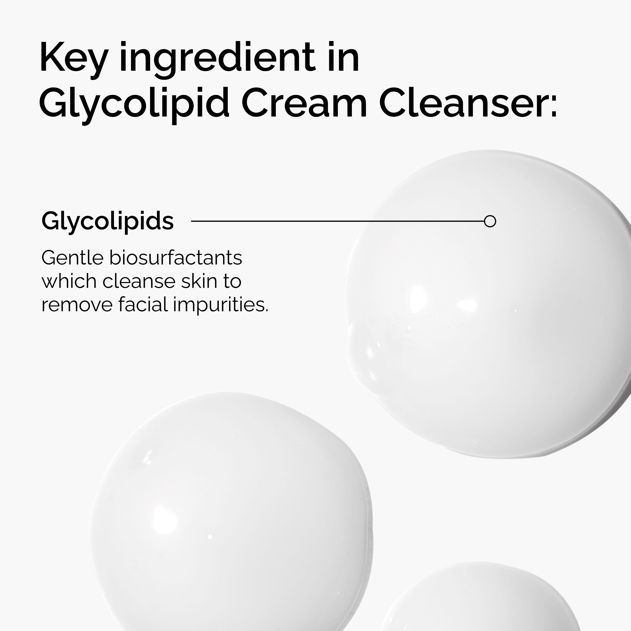 Remove Makeup & Refresh Skin with Glycolipid Cream Cleanser 150ml - Image 3